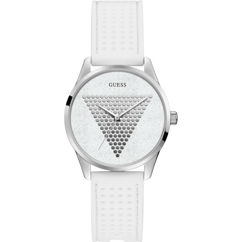 Guess 36 mm Ladies White Analog Watch W1227L1