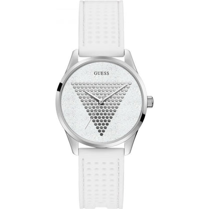 Guess Ladies White Analog Watch - W1227L1