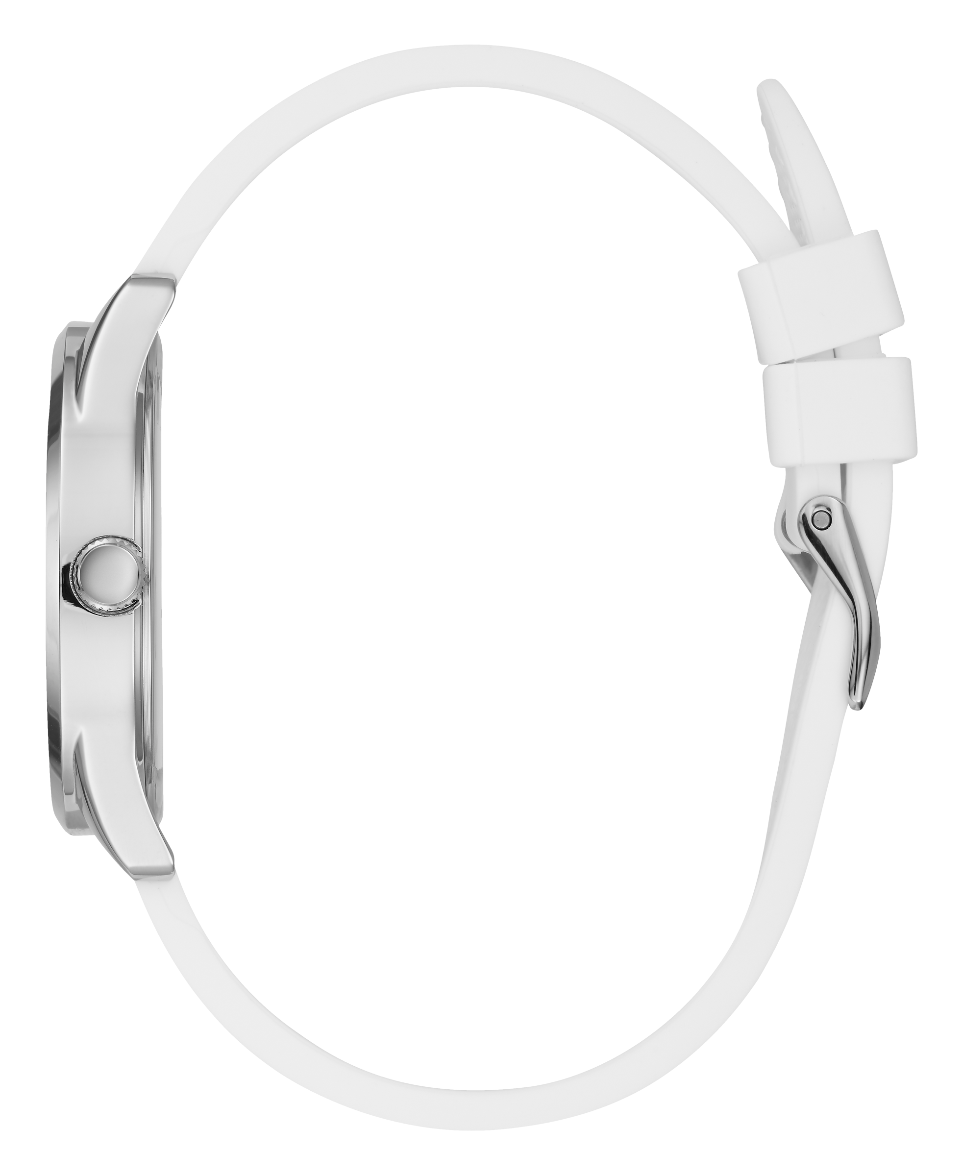 Guess 36 mm Ladies White Analog Watch W1227L1