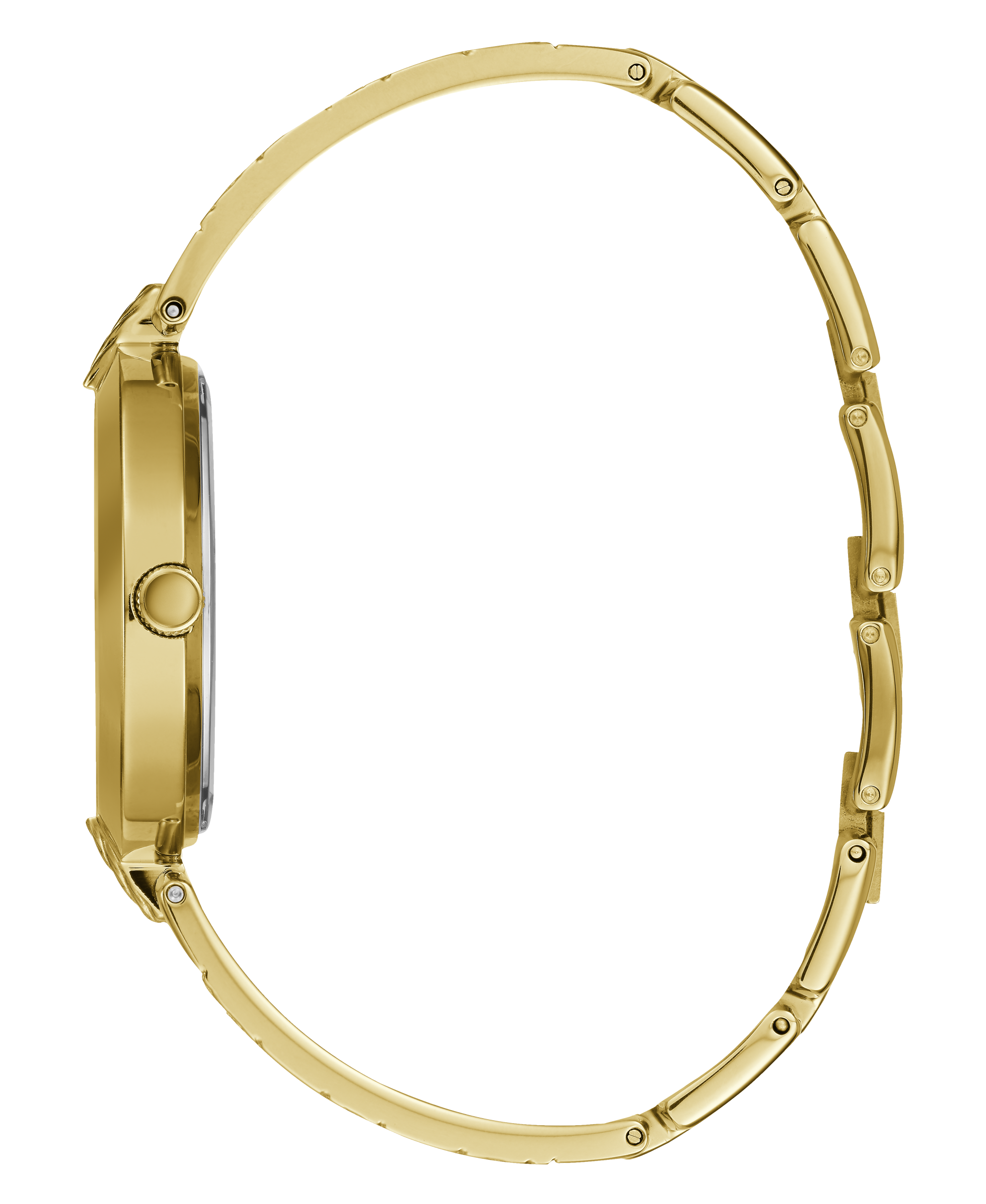 Guess 35 mm Ladies Gold Analog Watch W1228L2