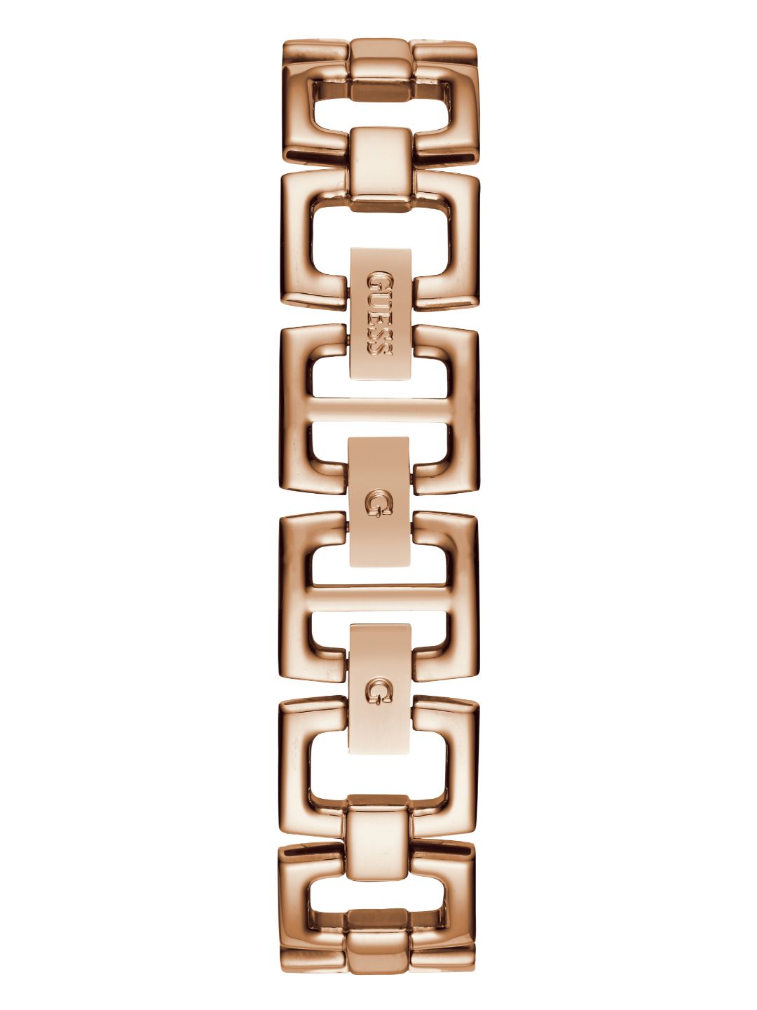 Guess Women 35 mm Quartz Analog Rose Gold Dial Stainless Steel Strap Watch W1228L3
