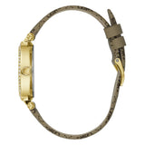 Guess Women 32 mm Size Gold Dial Analog Watch W1230L2