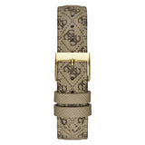 Guess Women 32 mm Size Gold Dial Analog Watch W1230L2