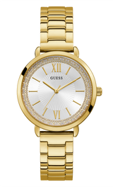 Guess 38 mm Ladies Gold Analog Watch W1231L2