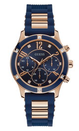 Guess 40 mm Ladies Blue Chronograph Watch W1234L4