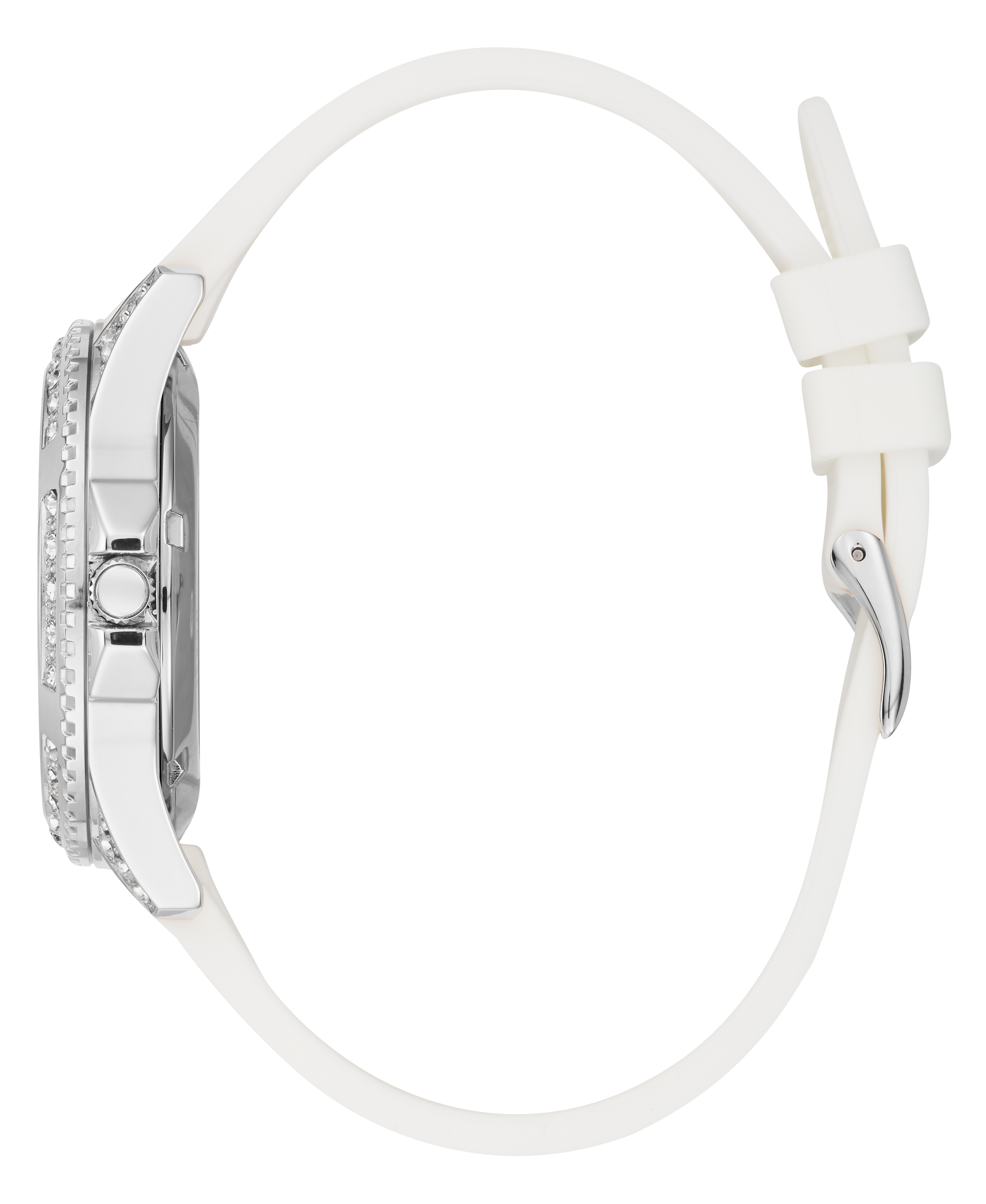 Guess 44 mm Women Silver Dial Analog Watch W1239L1