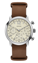 Guess 40 mm Mens Rose Gold/Brown Chronograph Watch W1242G1