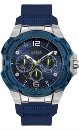 Guess 51 mm Mens Blue Multi function Watch W1254G1