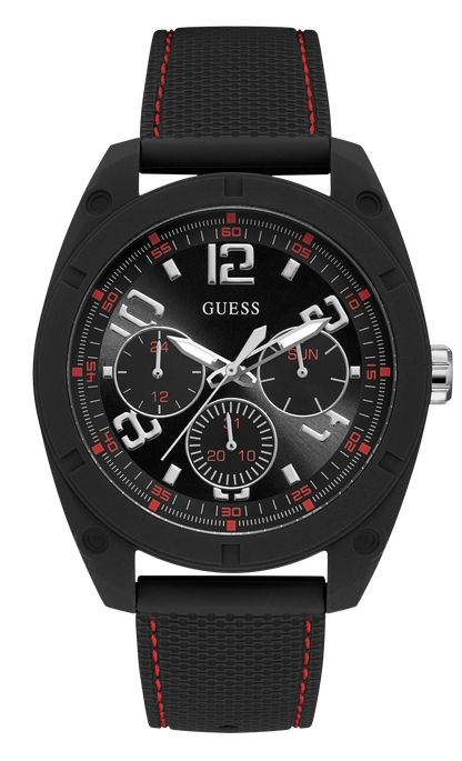 Guess Men Black Dial Analog Watch - W1256G1