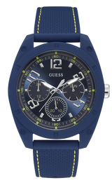 Guess 46 mm Mens Blue Multi function Watch W1256G3