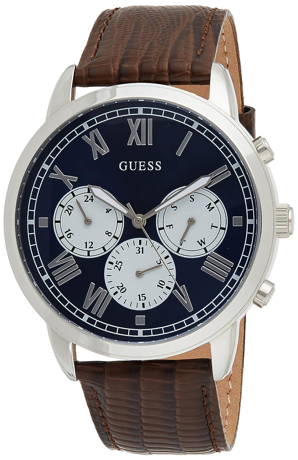 Guess Men Blue Dial Analog Watch - W1261G1