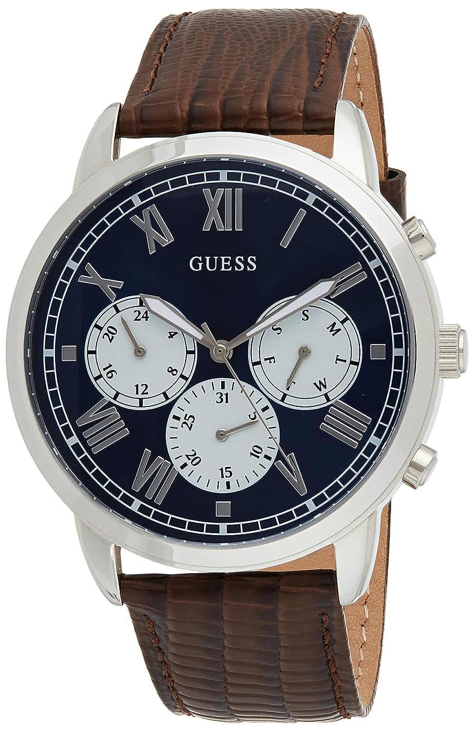 Guess 44 mm Men Blue Dial Analog Watch W1261G1