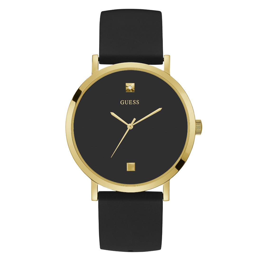 Guess Men 44 mm Size Black Dial Analog Watch W1264G1