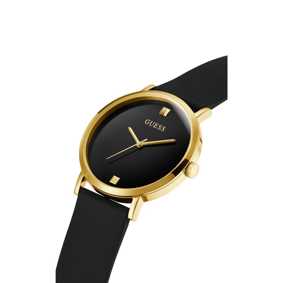 Guess Men 44 mm Size Black Dial Analog Watch W1264G1
