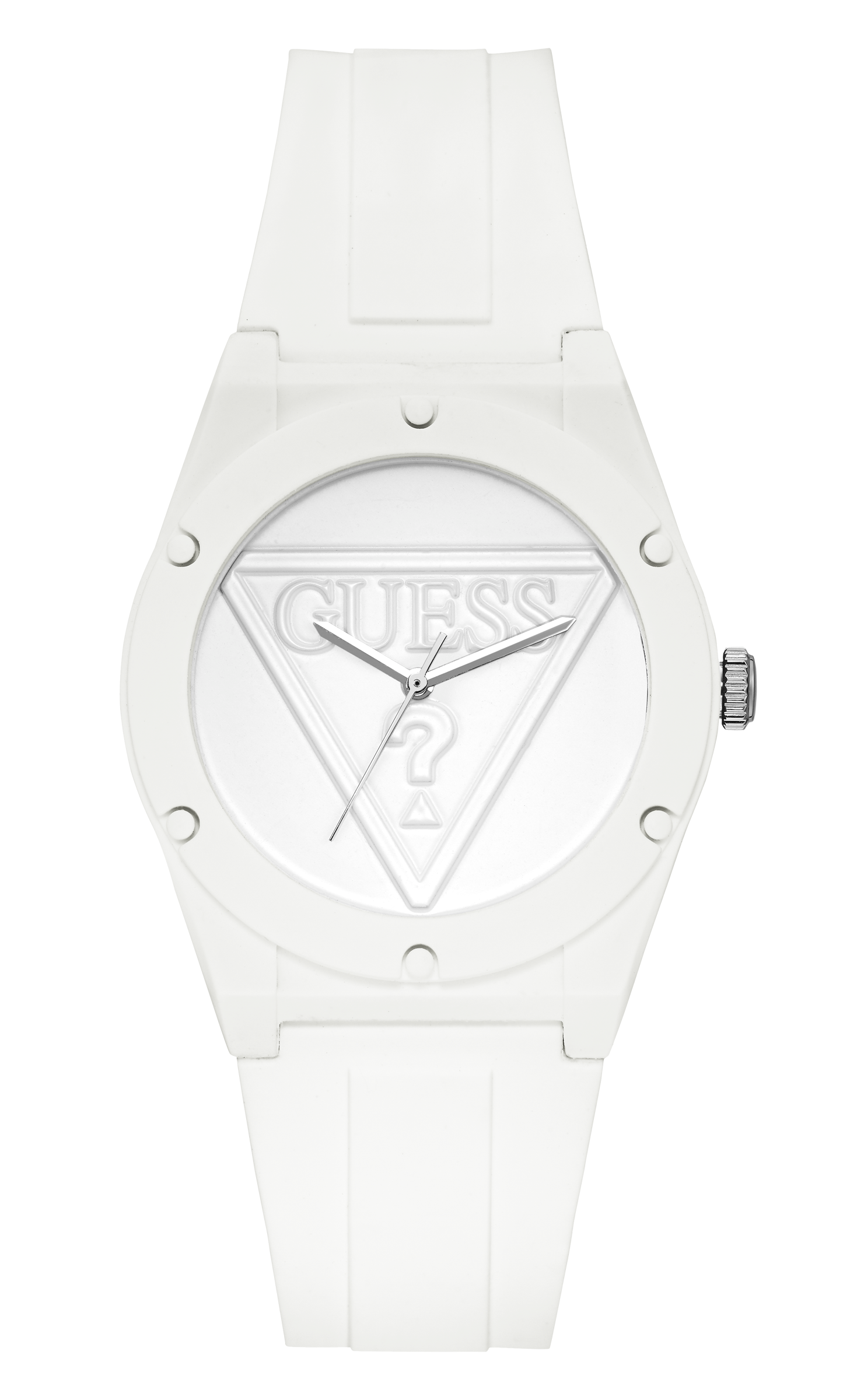 Guess 38 mm Ladies White Analog Watch W1283L1