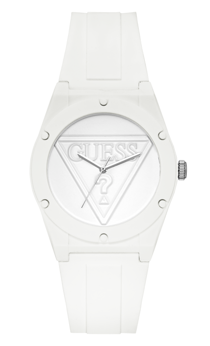 Guess Ladies White Analog Watch - W1283L1