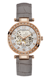 Guess 38 mm Women Silver Dial Analog Watch W1287L3