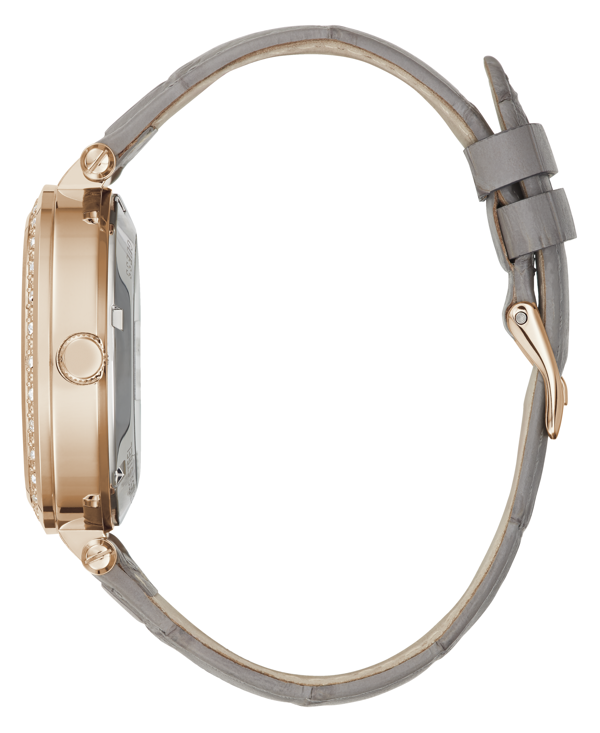 Guess 38 mm Women Silver Dial Analog Watch W1287L3