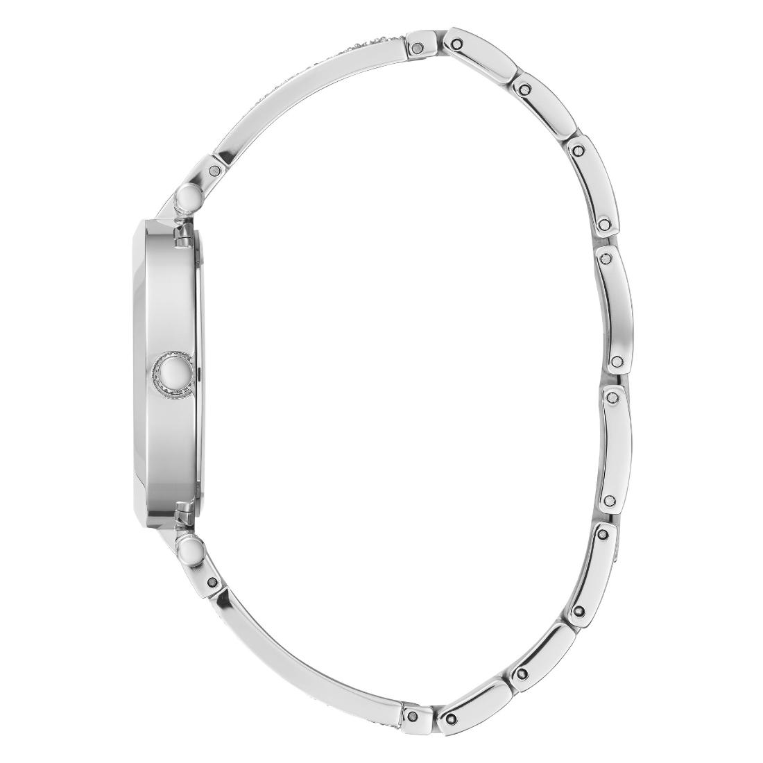 Guess Women 36.5 mm Size Silver Dial Analog Watch W1288L1