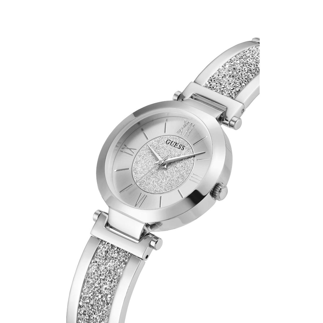 Guess Women 36.5 mm Size Silver Dial Analog Watch - W1288L1