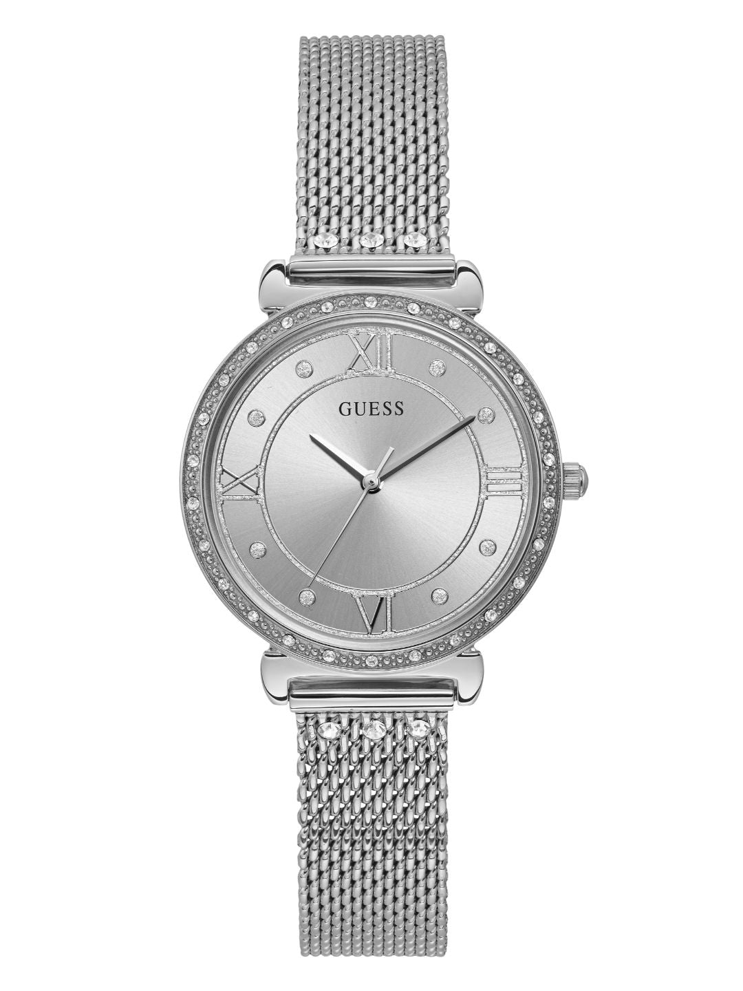 Guess Ladies Dress Silver Watch W1289L1
