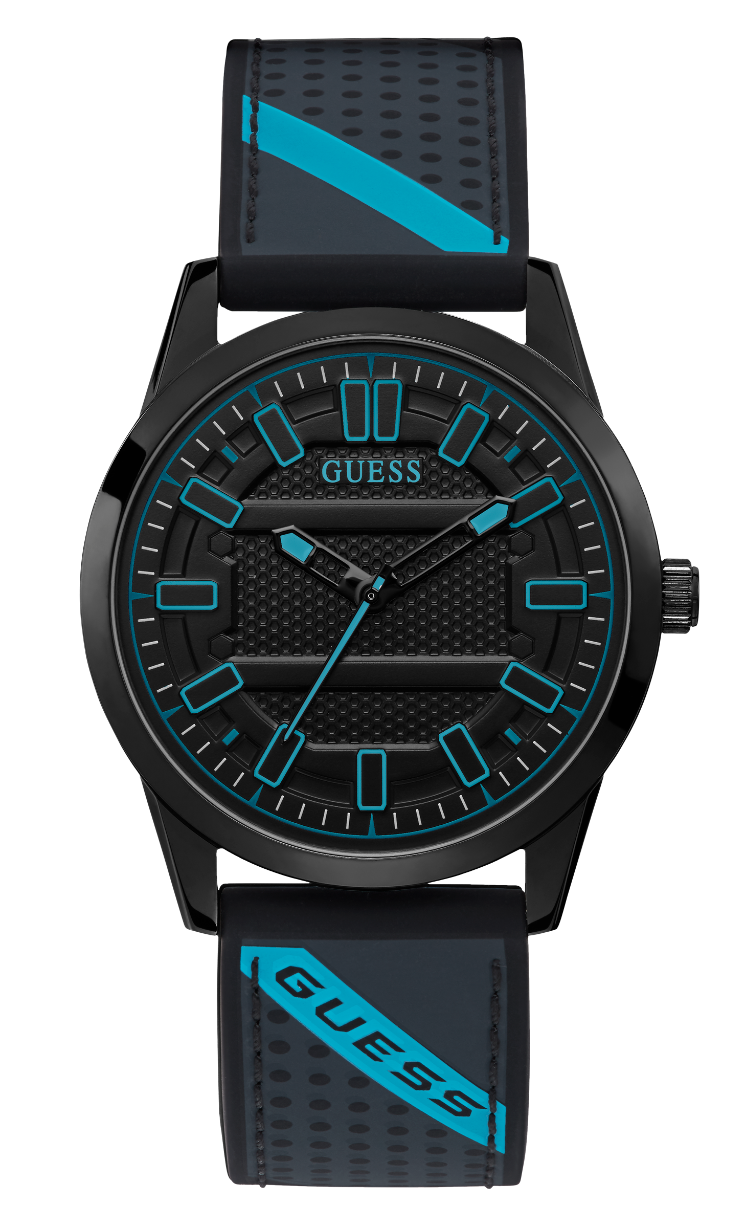 Guess 42 mm Men Black Dial Analog Watch W1300G3