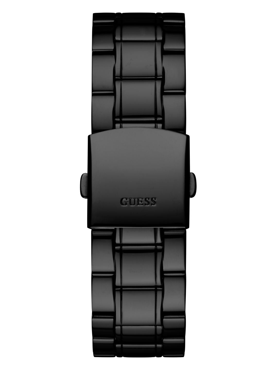 Guess Men 44 mm Quartz Analog Black Dial Black Stainless Steel Strap Watch W1315G3