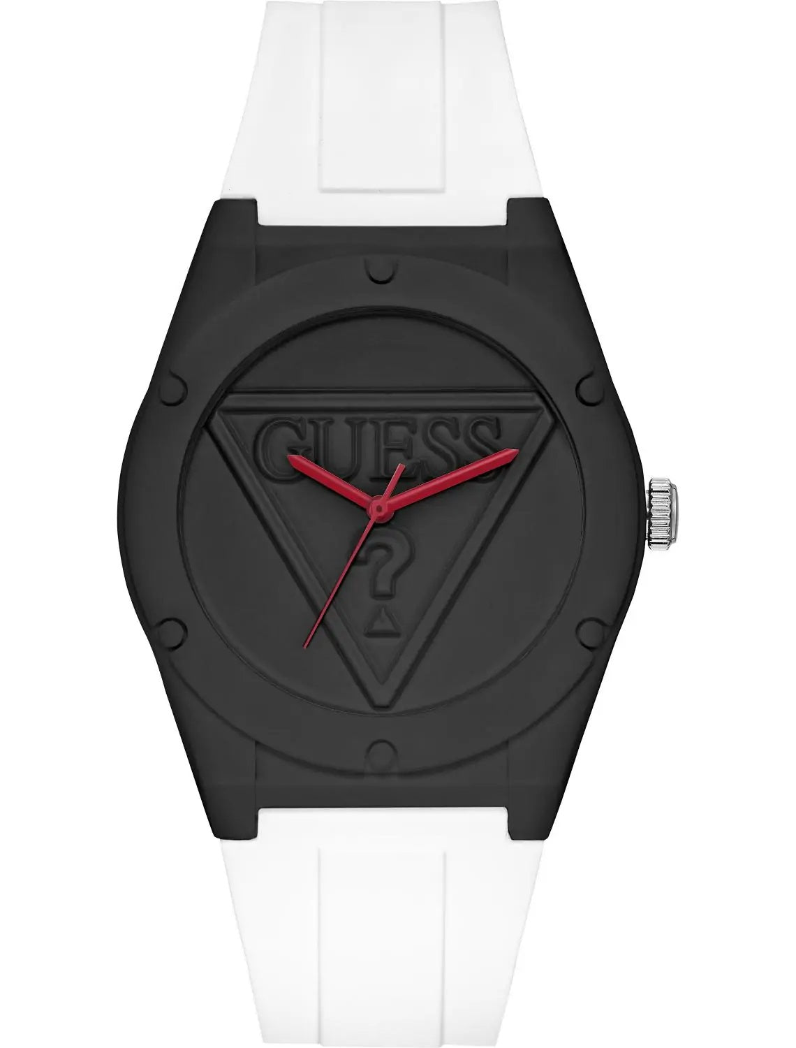 Guess 42 mm Ladies Black/Gunmetal Analog Watch W1319L1