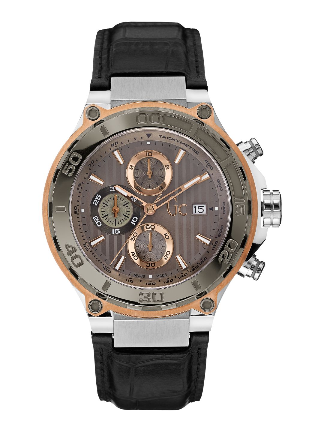 Guess Collection 44 mm Gents Wrist Watch Taupe X56007G1S
