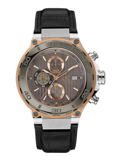 GC Gents Wrist Watch Taupe - X56007G1S