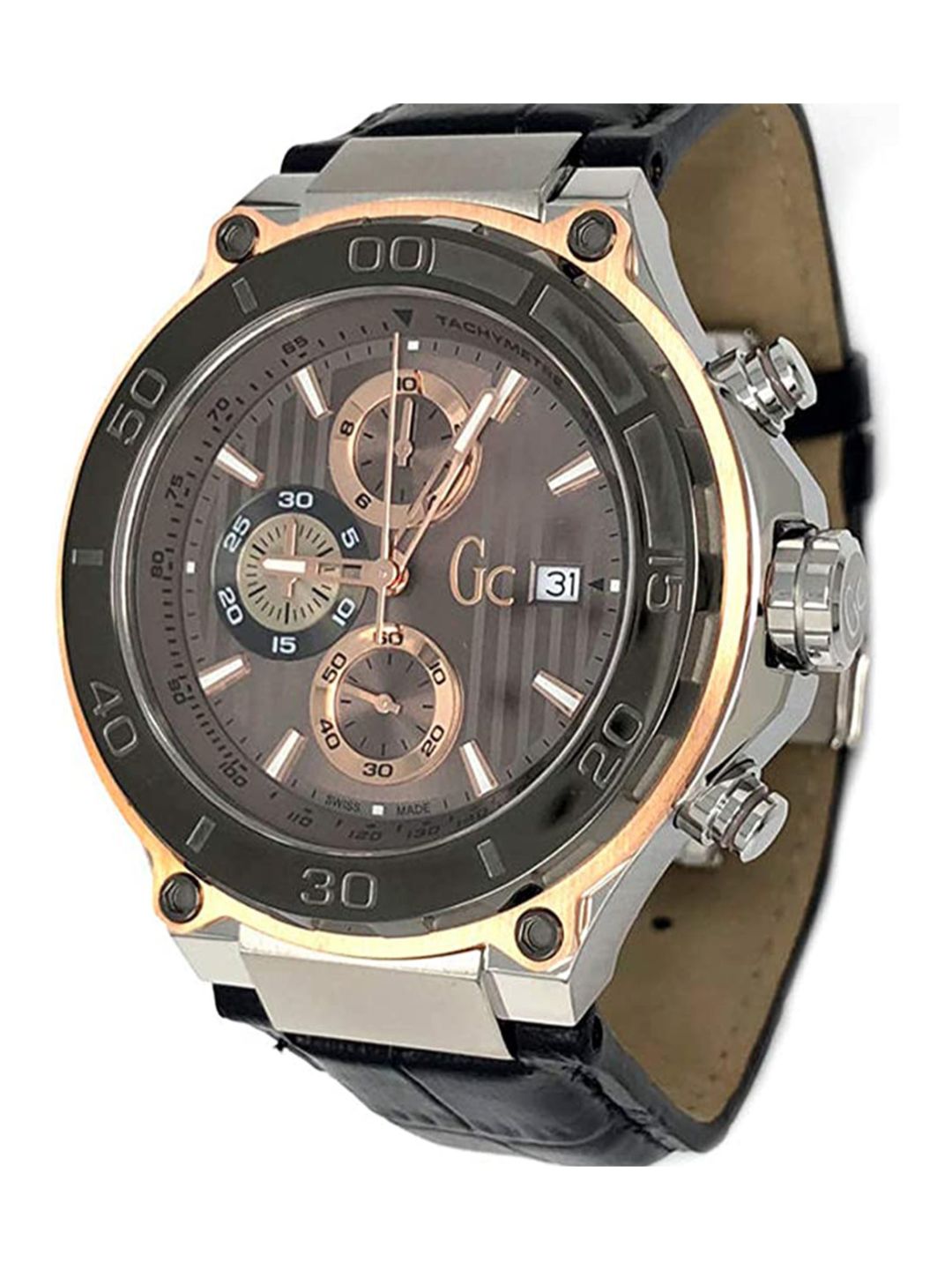 Guess Collection 44 mm Gents Wrist Watch Taupe X56007G1S