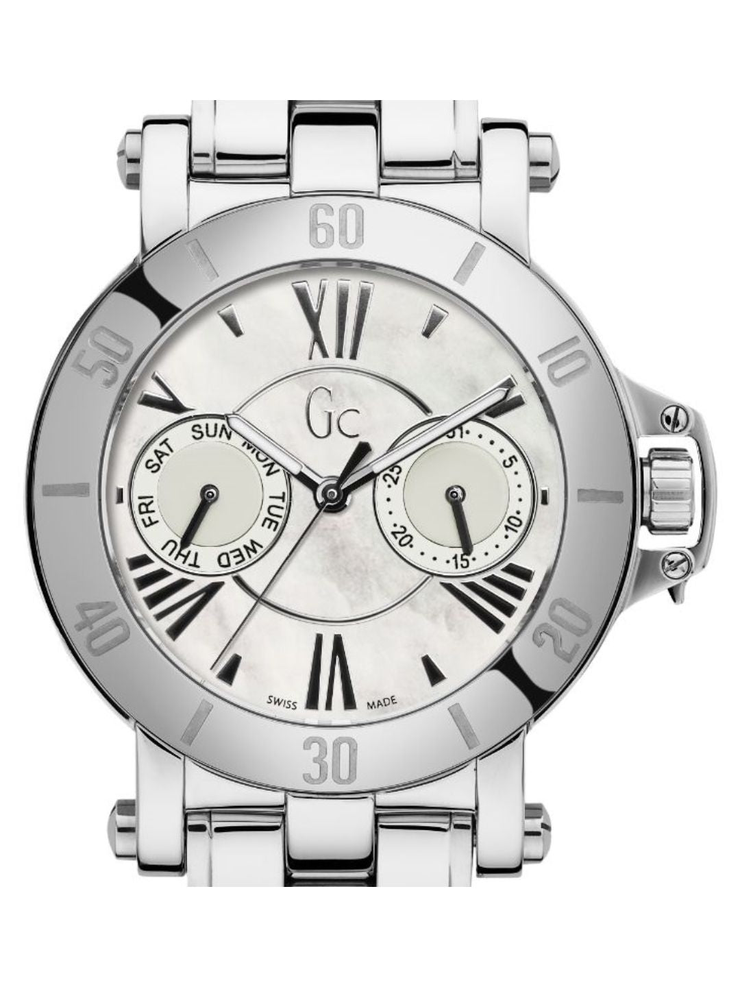 Guess Collection 34 mm Ladies Wrist Watch White X74001L1S