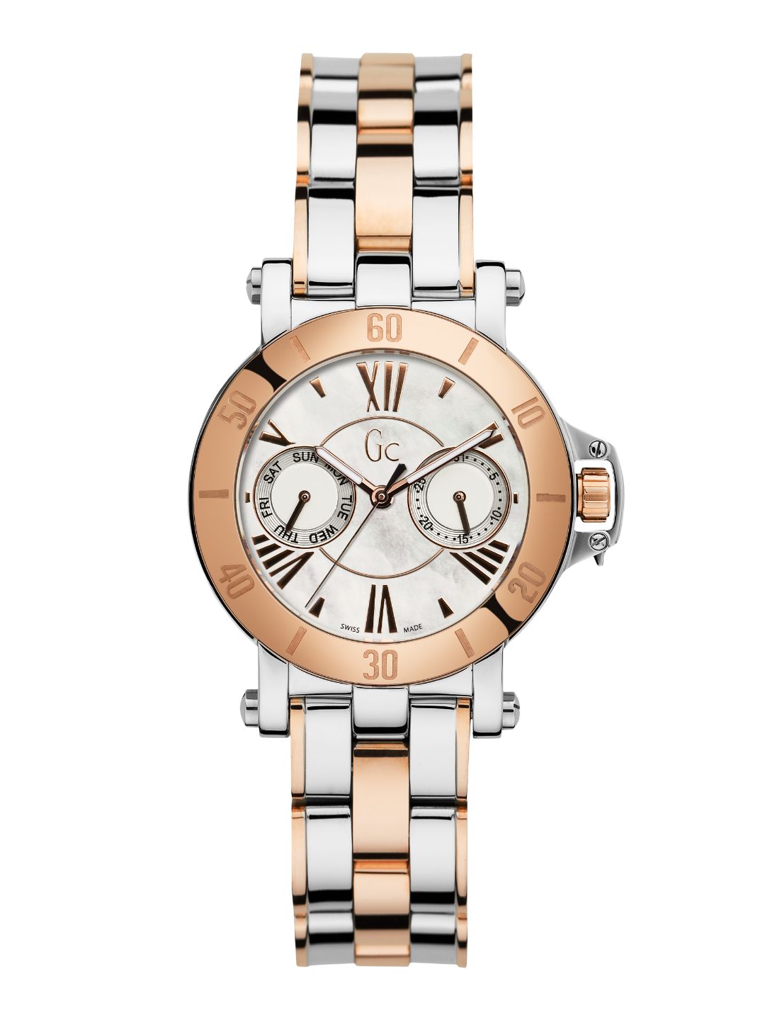 GC Ladies Wrist Watch White - X74002L1S