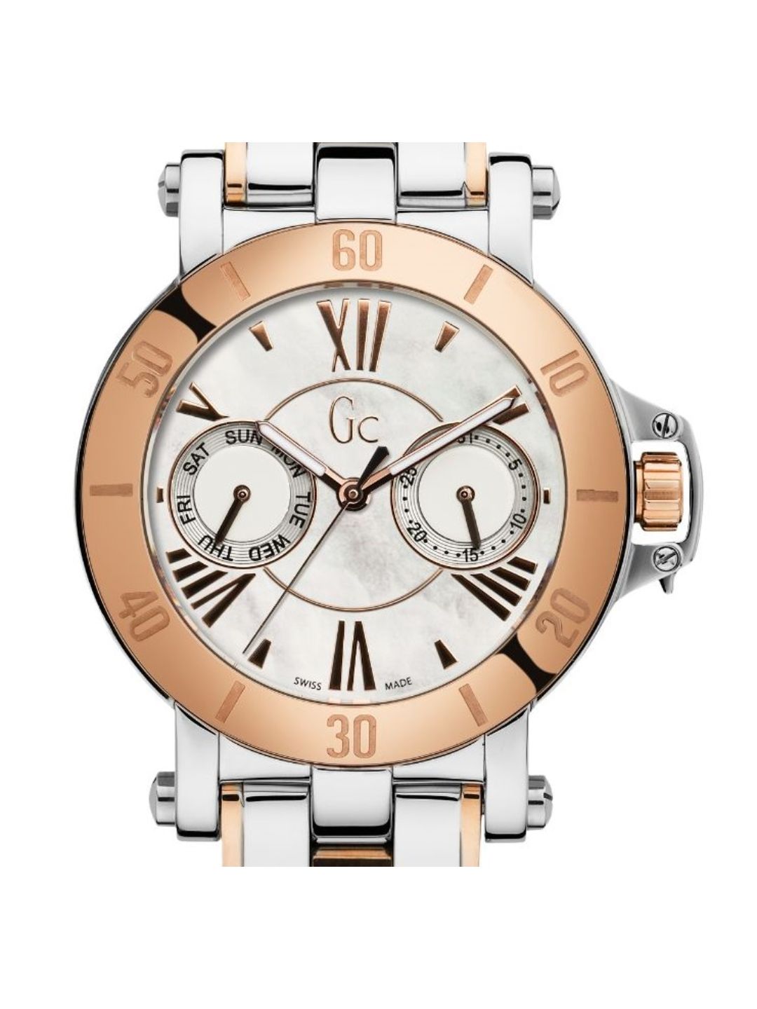 GC Ladies Wrist Watch White - X74002L1S