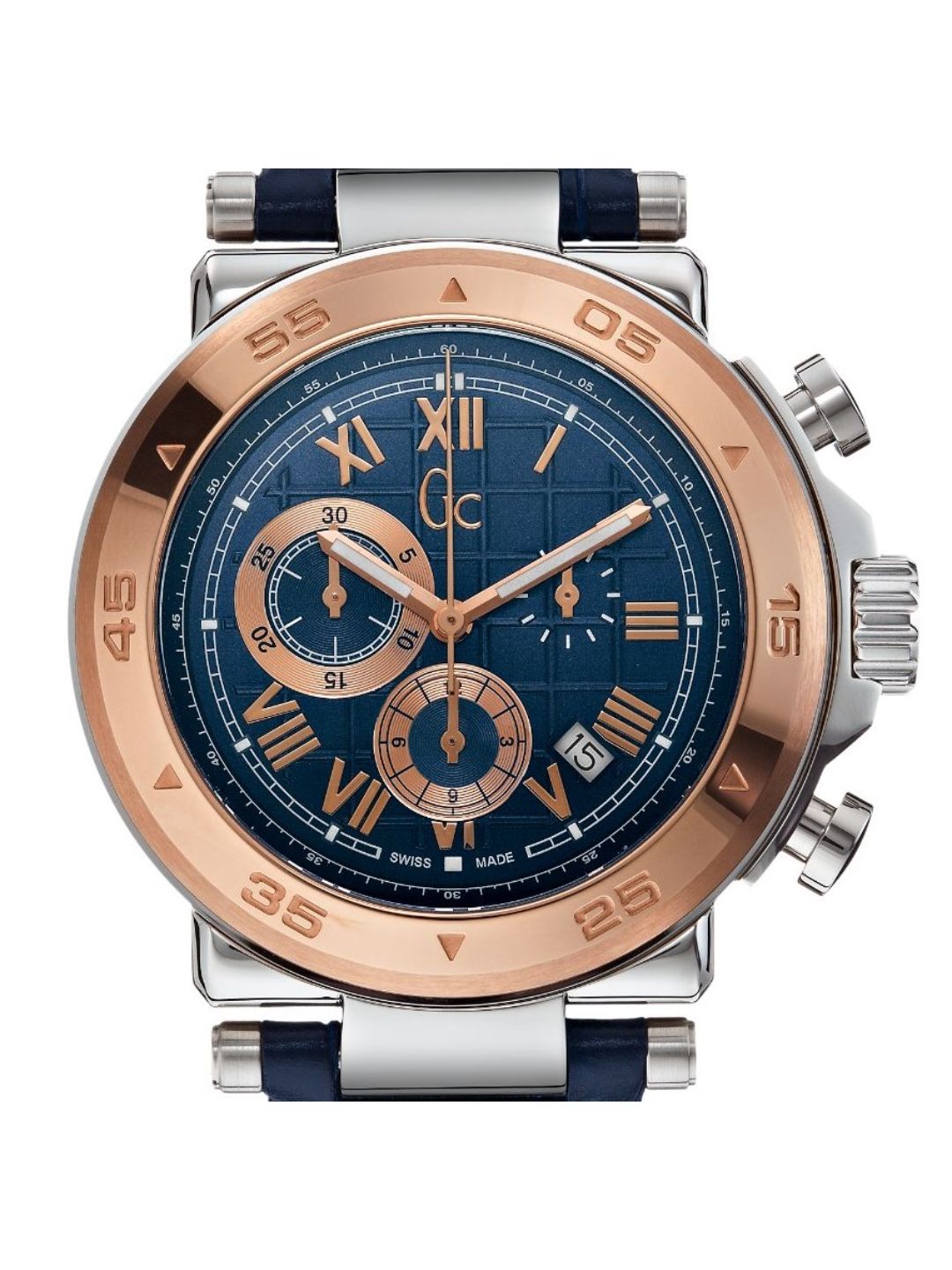 Guess Collection 44 mm Gents Wrist Watch Blue X90015G7S