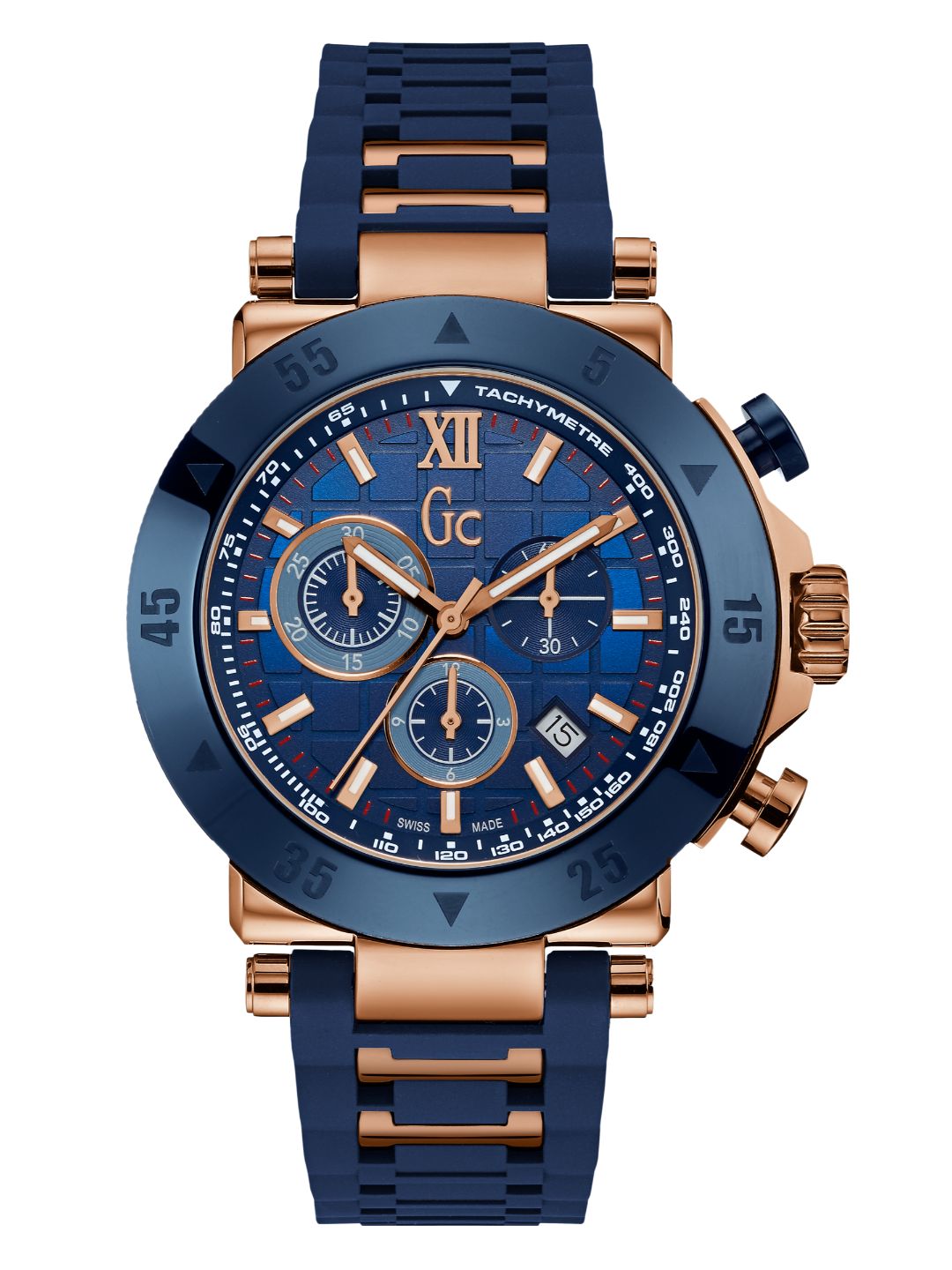 Guess Collection 44 mm Gents Wrist Watch Blue X90022G7S