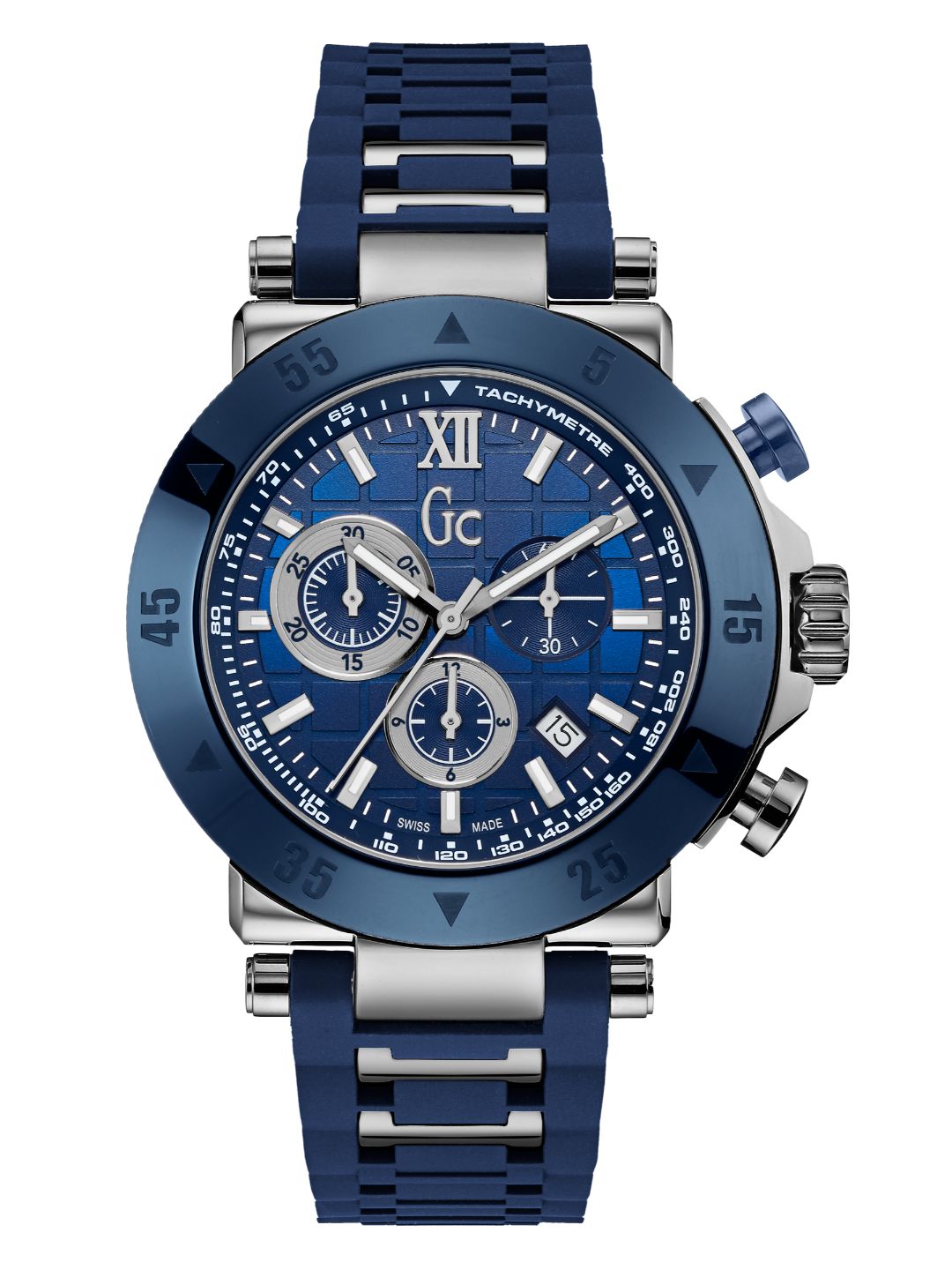 Guess Collection 44 mm Gents Wrist Watch Blue X90025G7S