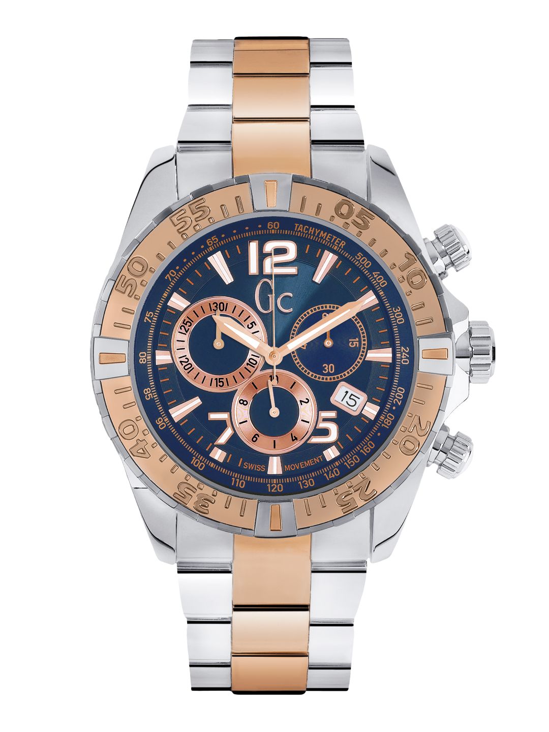 Guess Collection 45 mm Gents Wrist Watch Blue Y02002G7