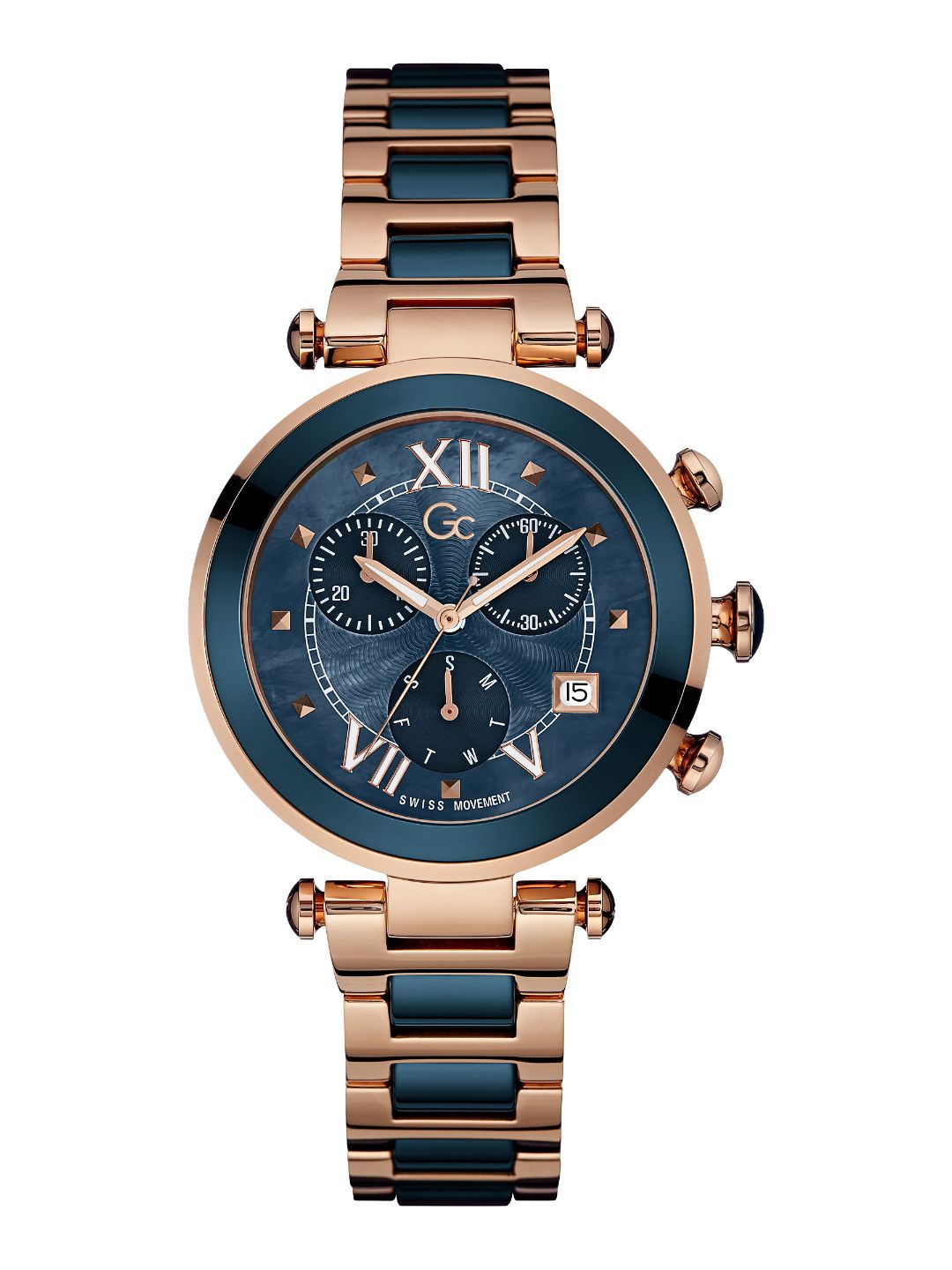 Guess Collection 36 mm Ladies Wrist Watch Blue Y05009M7Mf