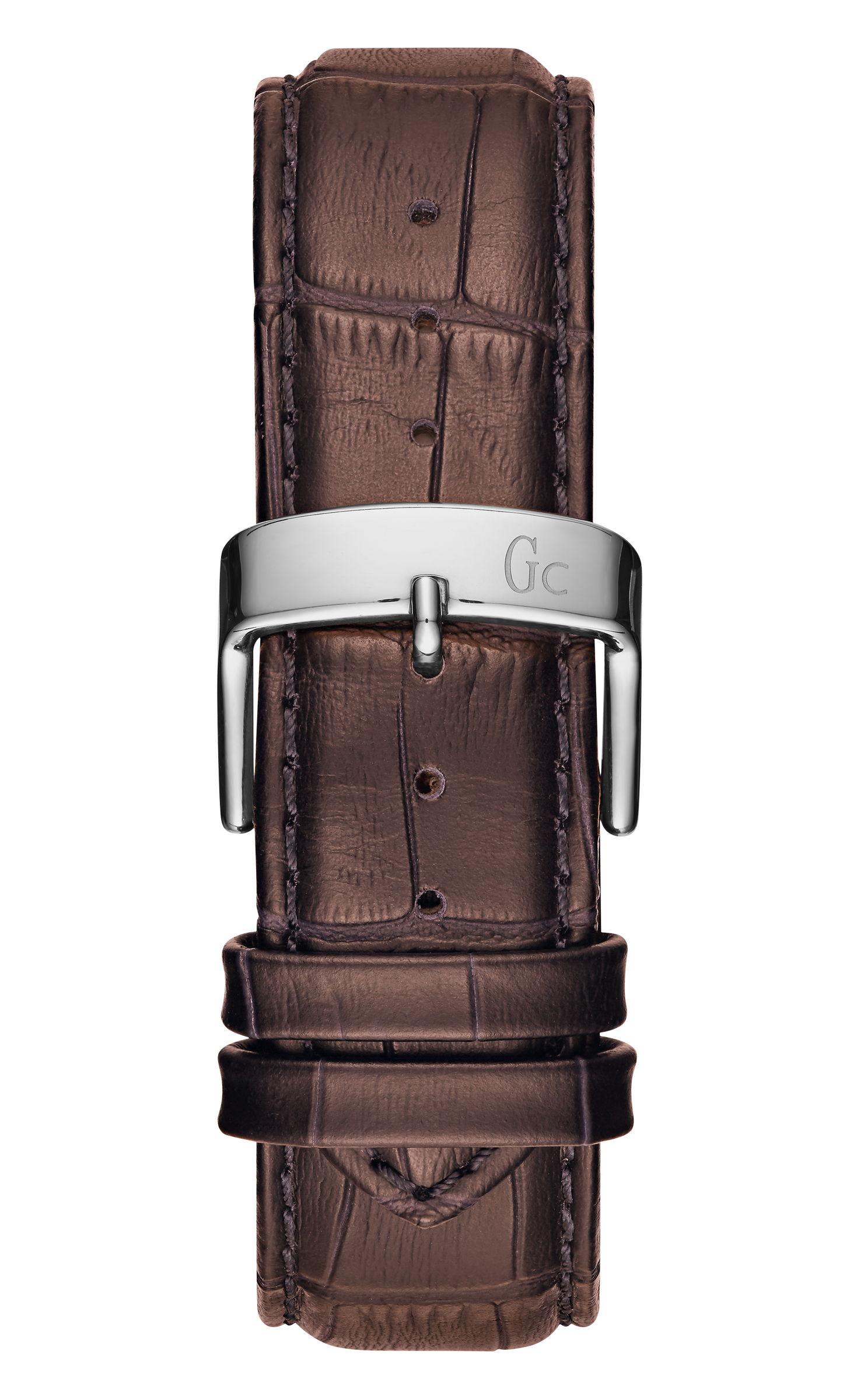 Guess Collection 42 mm Silver Dial Gents Watch Y08005G1