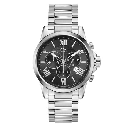 GC Gcc Esquire Black Round Dial Analog Men Watch - Y08014G2MM