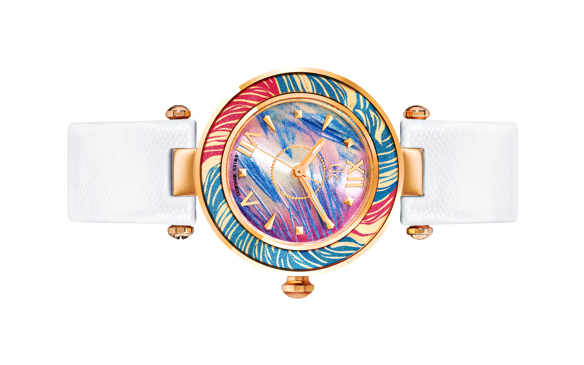 Guess Collection 32 mm Blue Dial Ladies Watch Y12004L7