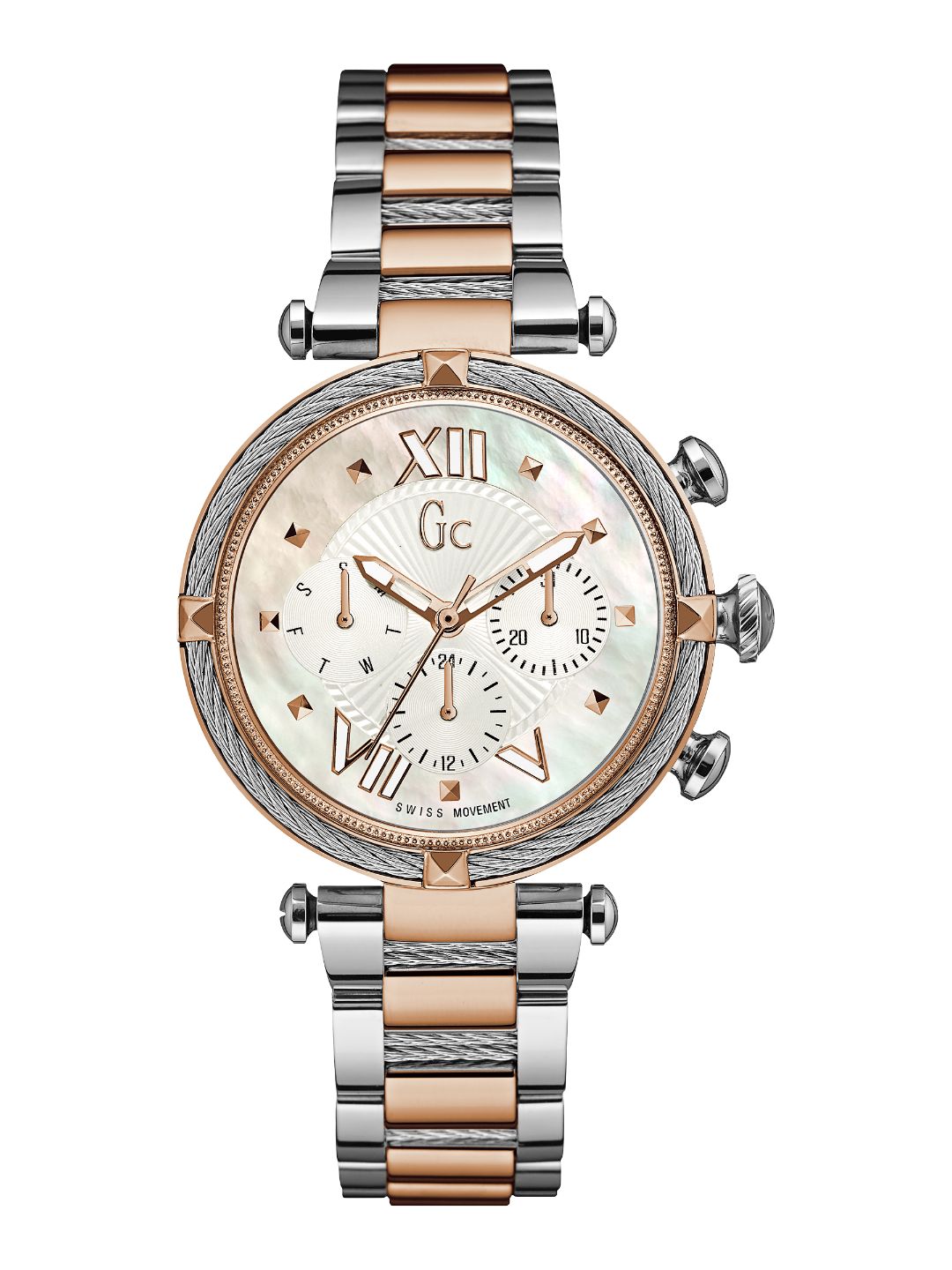 Guess Collection 38 mm Ladies Wrist Watch White Y16002L1
