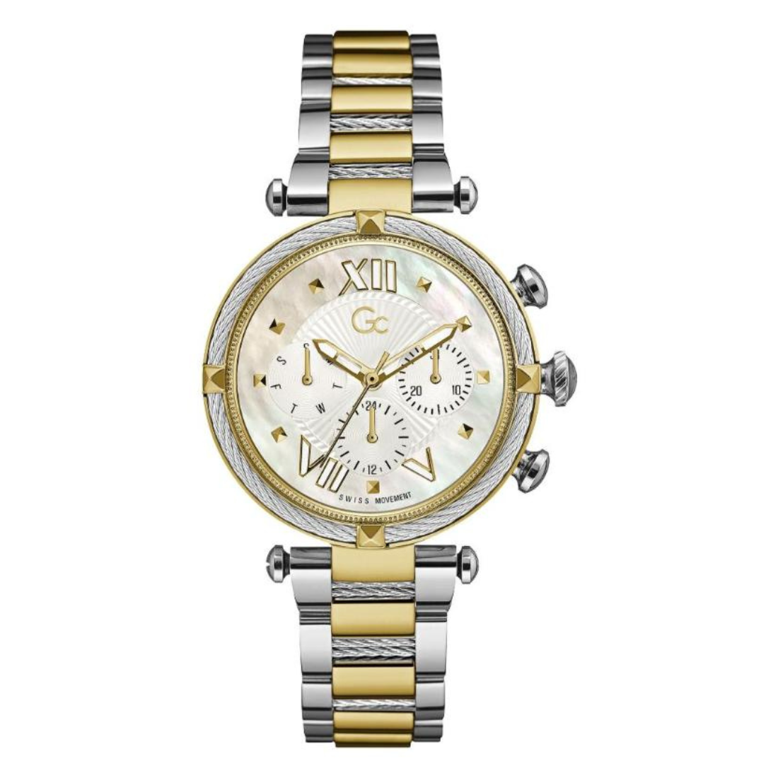 Guess Collection Women White Dial 38 mm Analog Watch Y16020L1MF