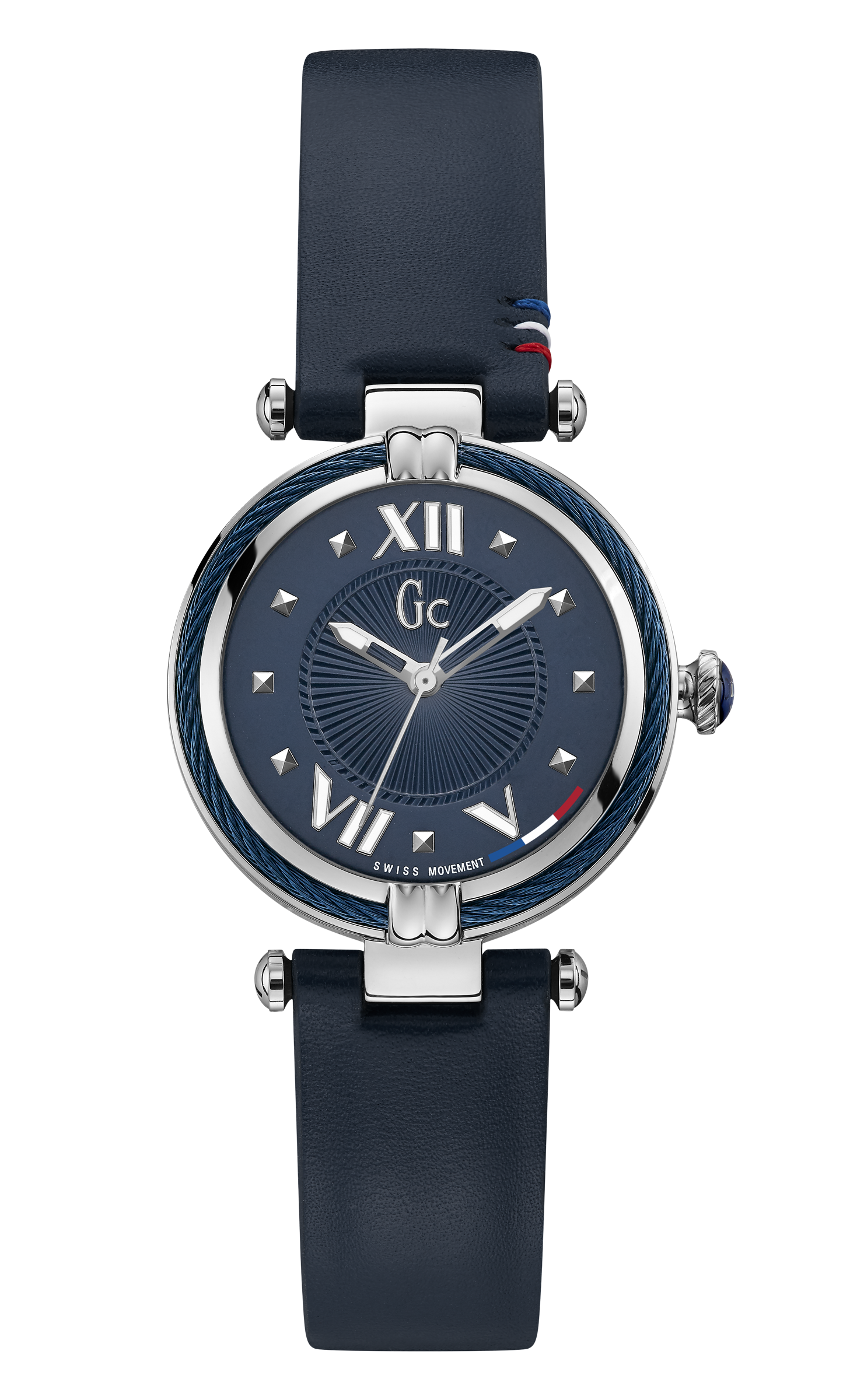 Guess Collection 32 mm Blue Dial Quartz Analog Women Watch Y18018L7MF