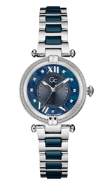 Guess Collection 32 mm Blue Dial Ladies Watch Y18019L7MF