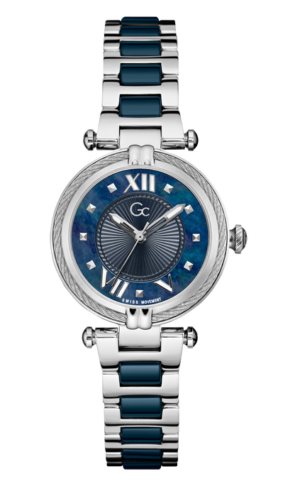 GC Blue Dial Ladies Watch - Y18019L7MF