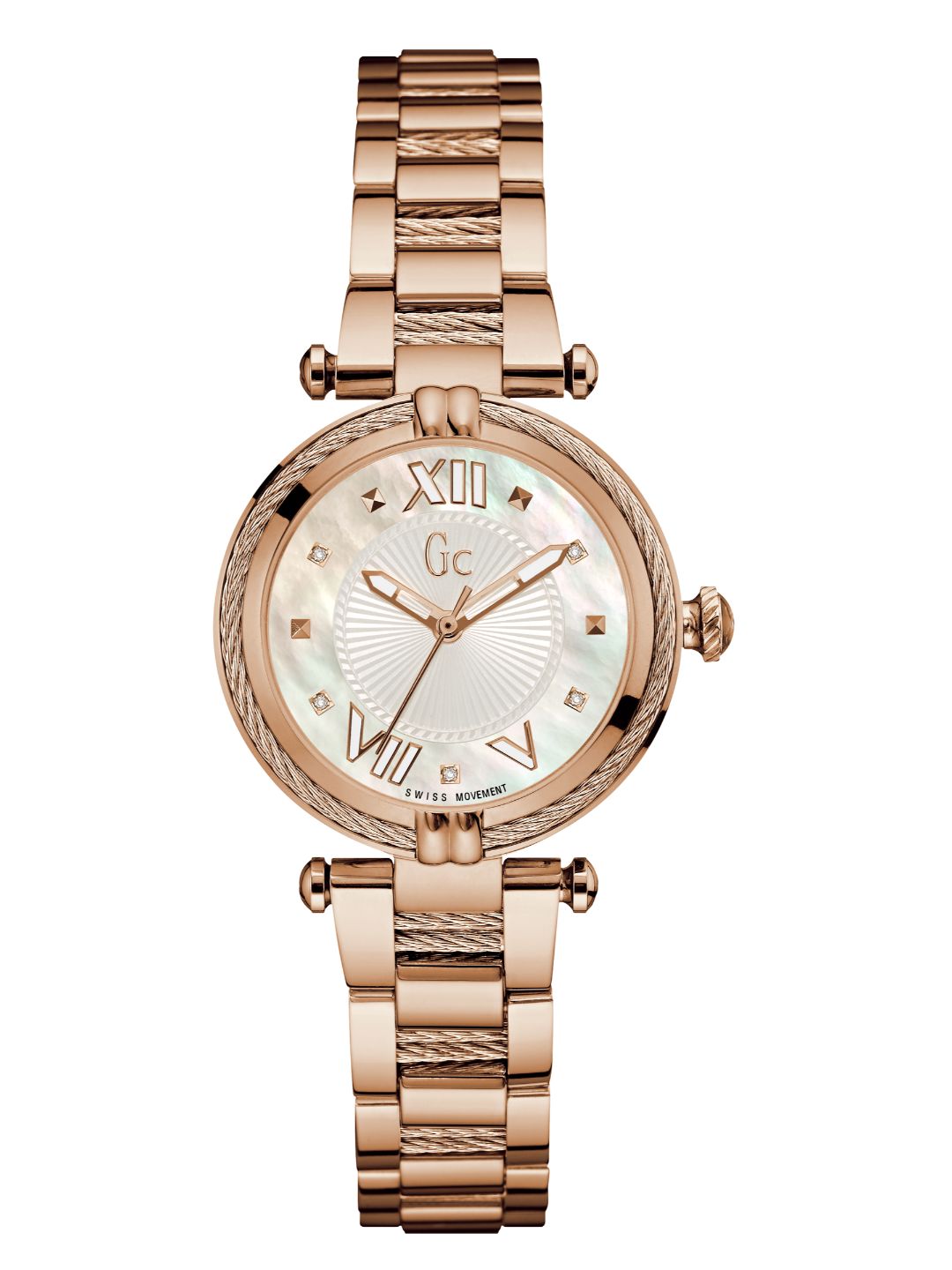 Guess Collection 32 mm Ladies Wrist Watch White Y18114L1