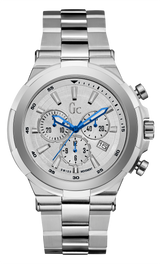 Guess Collection 44 mm Silver Dial Gents Watch Y23013G1