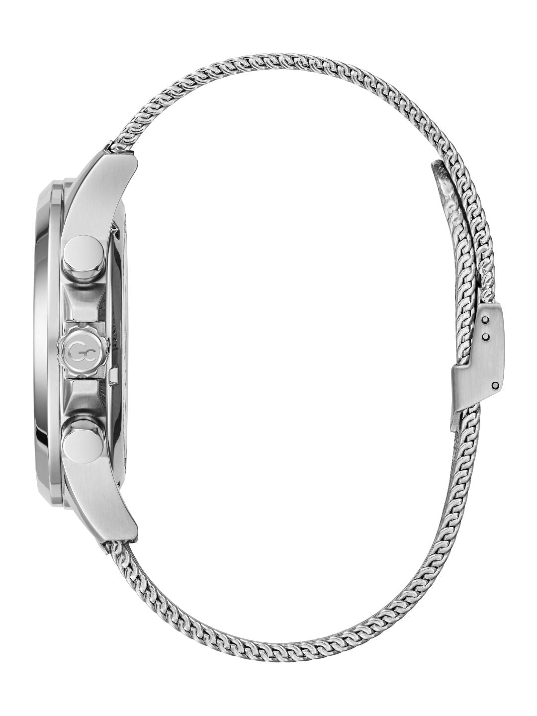 Guess Collection 44 mm Men Silver Wrist Watch Y27004G1MF